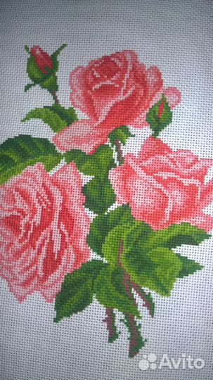 Рисунки вышивок на канве