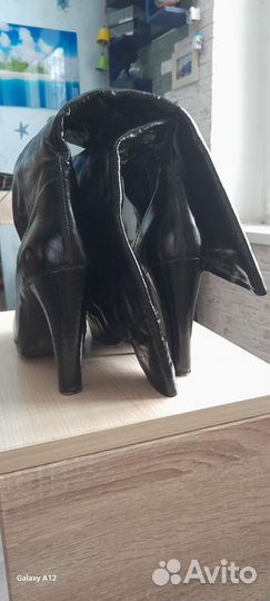 Сапоги женские натуральная кожа 38