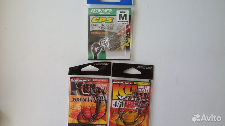 Приманки кейтеч, офсетники и пружинки