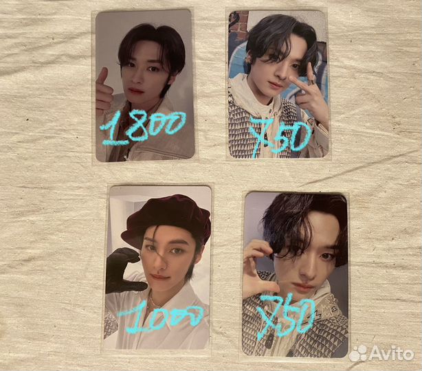 Официальные карточки stray kids минхо