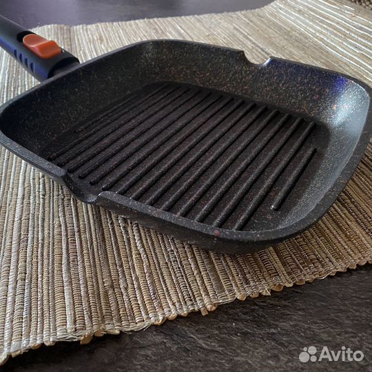 Сковорода гриль сковорода съемная ручка