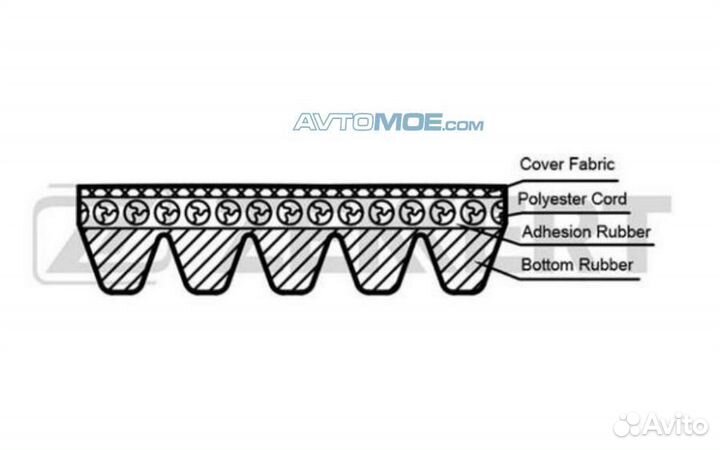 Ремень поликлиновой Suzuki Grand Vitara (JT T ) 05