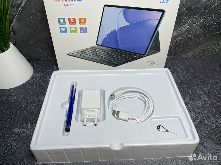 Планшет с клавиатурой Umiio новый 128гб 10д