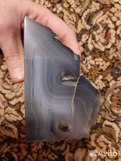 Подпорки для книг из природного агата