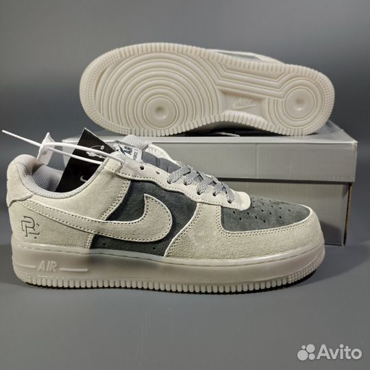 Nike AIR force 1 reigning champ beige 45 EU