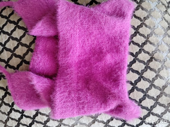 Шапка чепчик с ушками befree