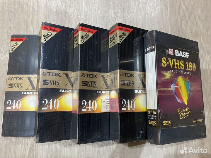 Видеокассеты новые Svhs