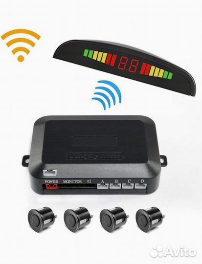 Парковочный радар (парктроник) на 4 датчика