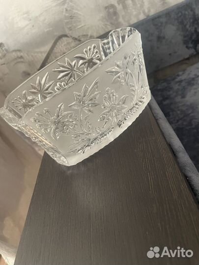 Салатник хрустальный