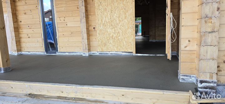 Механизированная полусухая стяжка под ключ