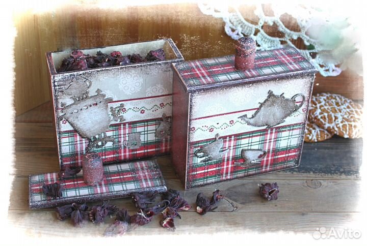 Коробочки кухонные. Набор из двух штук