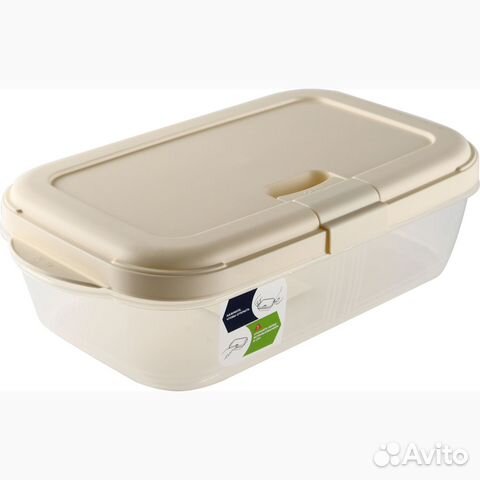 Контейнер для свч Push 1,9л (слоновая кость)