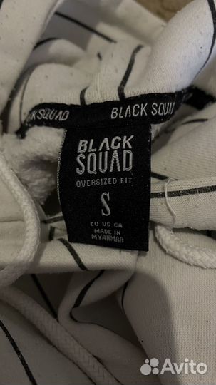 Худи Black Squad oversize