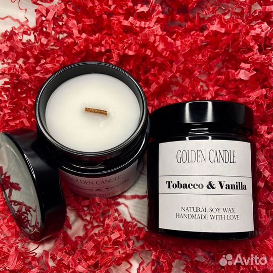 Ароматические свечи из соевого воска