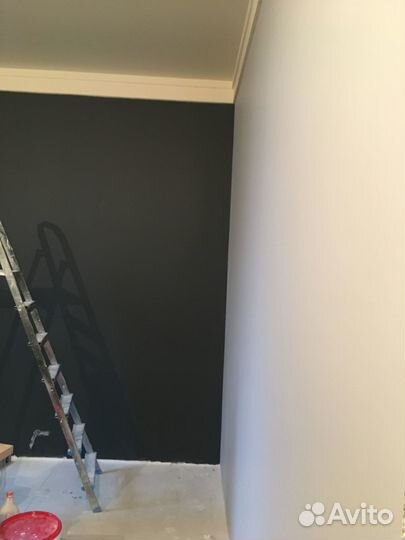 Покраска стен, ремонт квартир, поклейка обоев