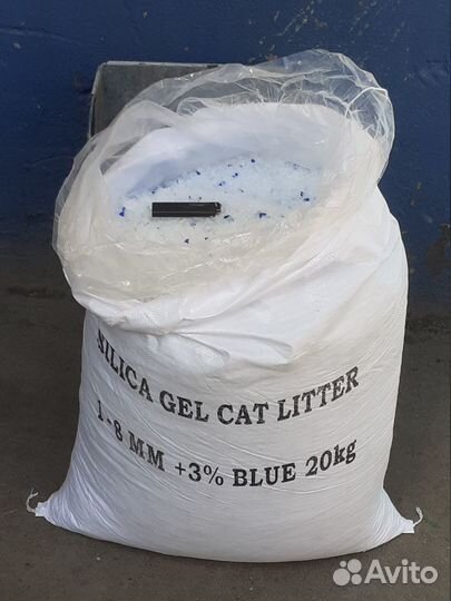 Силикагелевый наполнитель для кошачьих туалетов