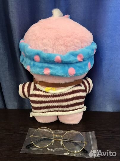 Мягкая игрушка уточка lalafanfan новая