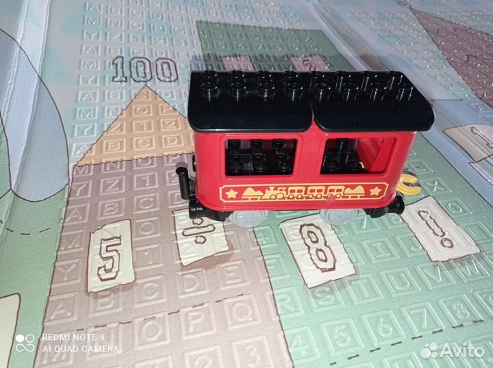 Локомотив платформа дупло duplo 10875 10874