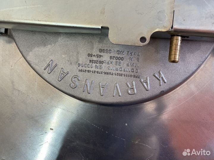 Алюминиевая крышка инспекционного люка 500мм с ADR