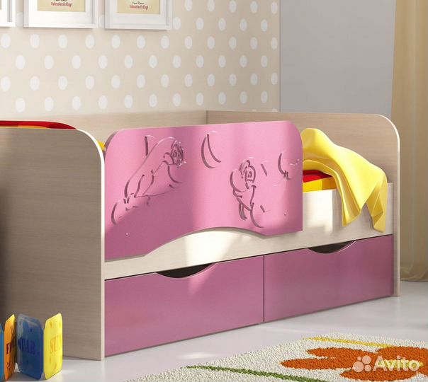 Кровать детская Дельфин 2 в наличии