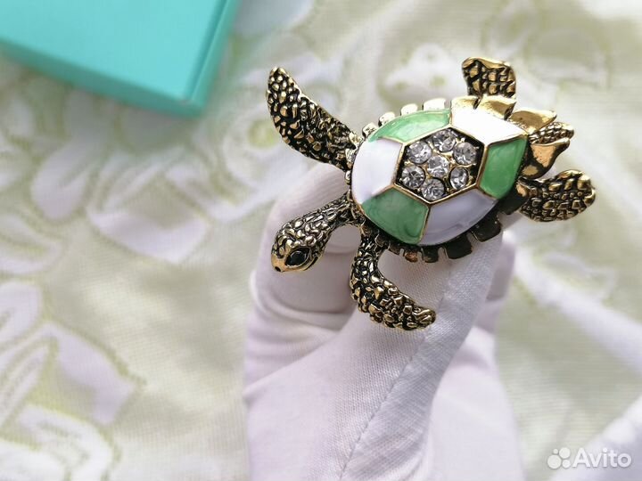Брошь милейшая черепашка