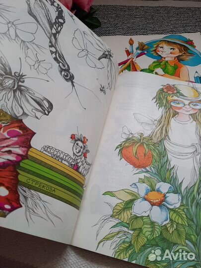 Книга раскраска СССР сказка Незнайка Чуковский