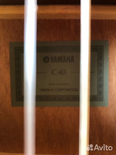 Гитара yamaha c40 + чехол