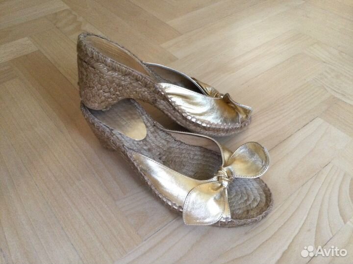 Сабо золотые, J.K.Bennett, р.38