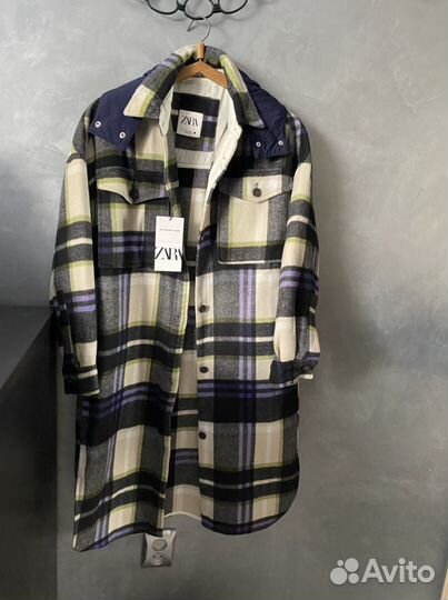 Пальто рубашка zara