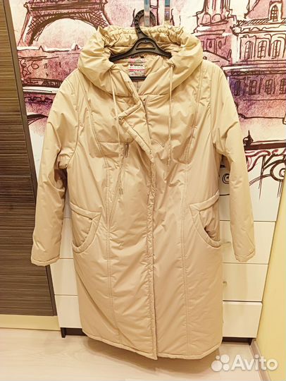 Пальто женское демисезонное 60 62 размер