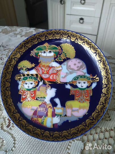 Коллекционная немецкая тарелочка