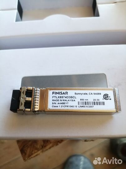 SFP модуль. Трансивер Finisar ftlx8574D3BCL