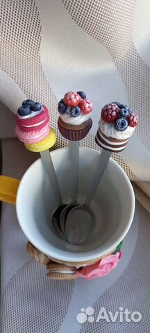 Ложка с декором ручная работа