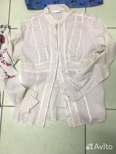 Блузки р 42-44 лето бренды Vila Promod Springfield