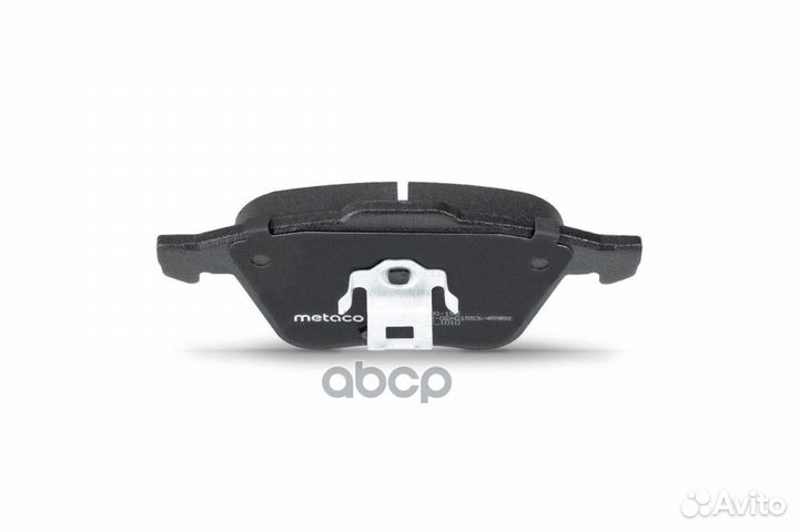 Колодки тормозные передние к-кт 3000150 metaco