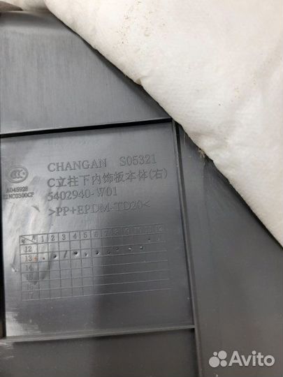 Обшивка багажника правая Changan Cs35 1.6 2014