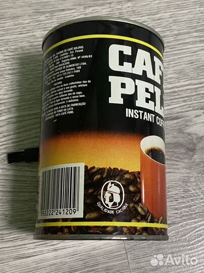 Банка из под кофе cafe pele