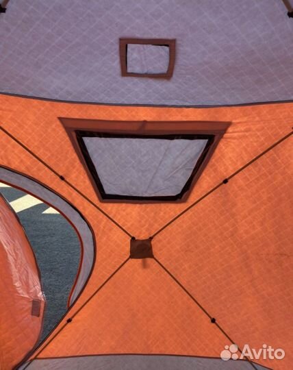Зимняя палатка cube трехслойная