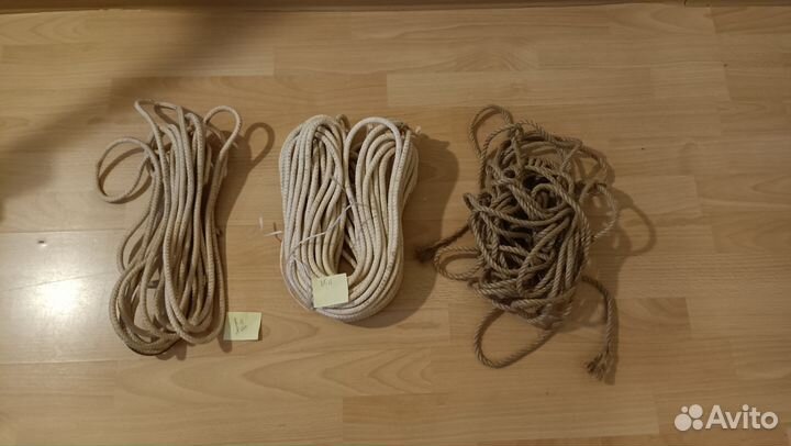 Веревка, канат, шнур, трос 8мм 25м и 8м