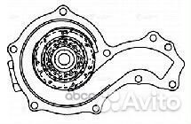 Насос водяной для а/м Audi A4 (94) /VW Passat B5