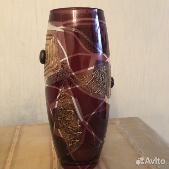 Ваза цветное стекло