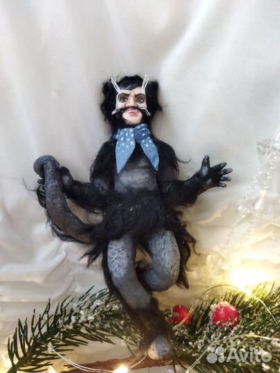 Ватные елочные игрушки