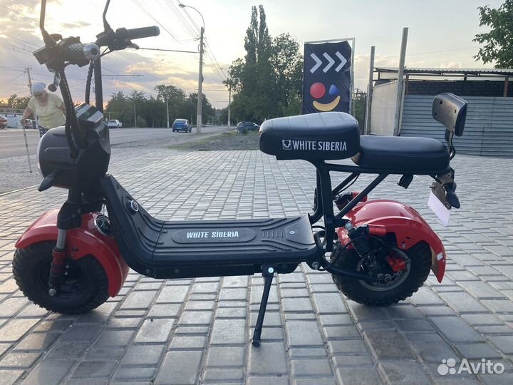 Электроскутер White Siberia Mini R 1200W