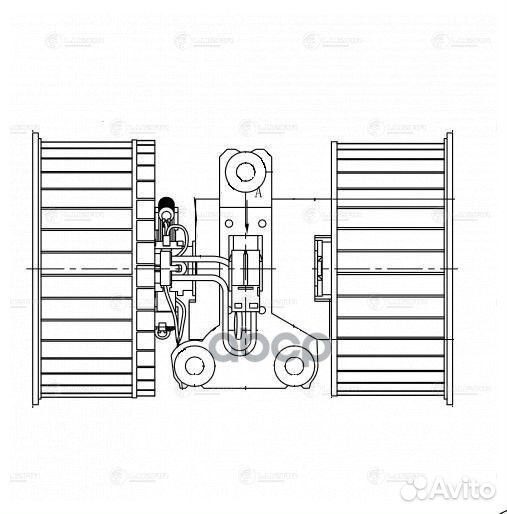 Э/вентилятор отоп. для а/м BMW X5 (E53) (00) /L