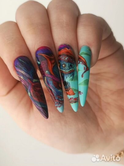 Маникюр с рисунками
