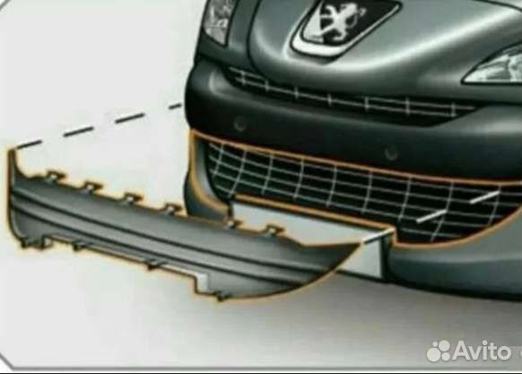 Зимняя заглушка решетки радиатора Peugeot 308