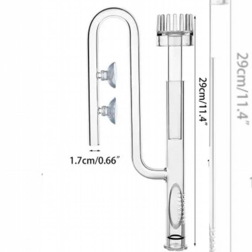 Впускная трубка для аквариума