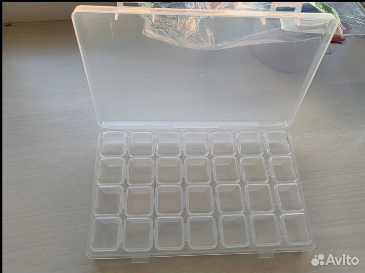 Органайзер для бисера + иголки