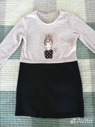 Большой пакет вещей на девочку 110-116