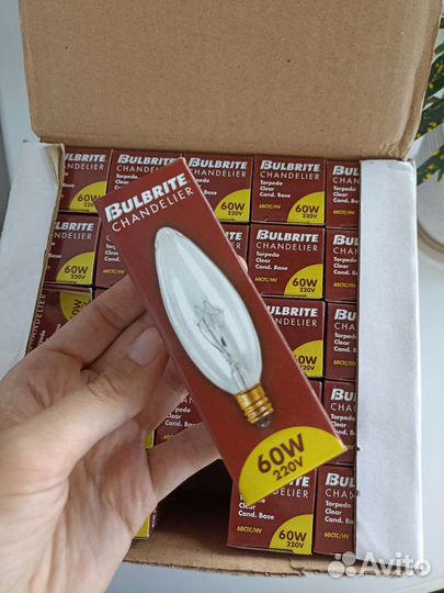 Лампочки Bulbrite цоколь канделябра, торпеда